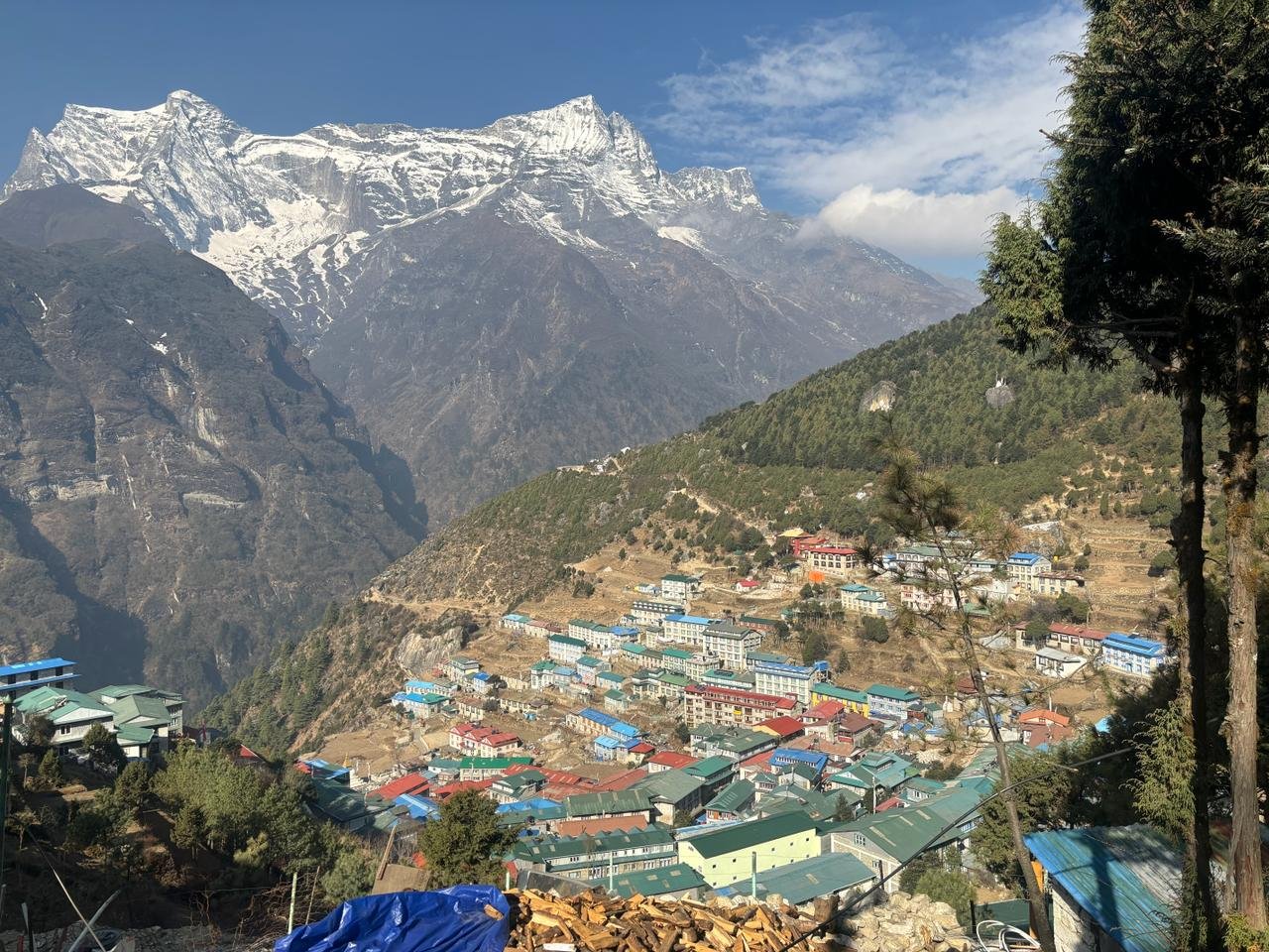  Trek from Phakding (2,610 m) to Namche Bazaar (3,440 m)