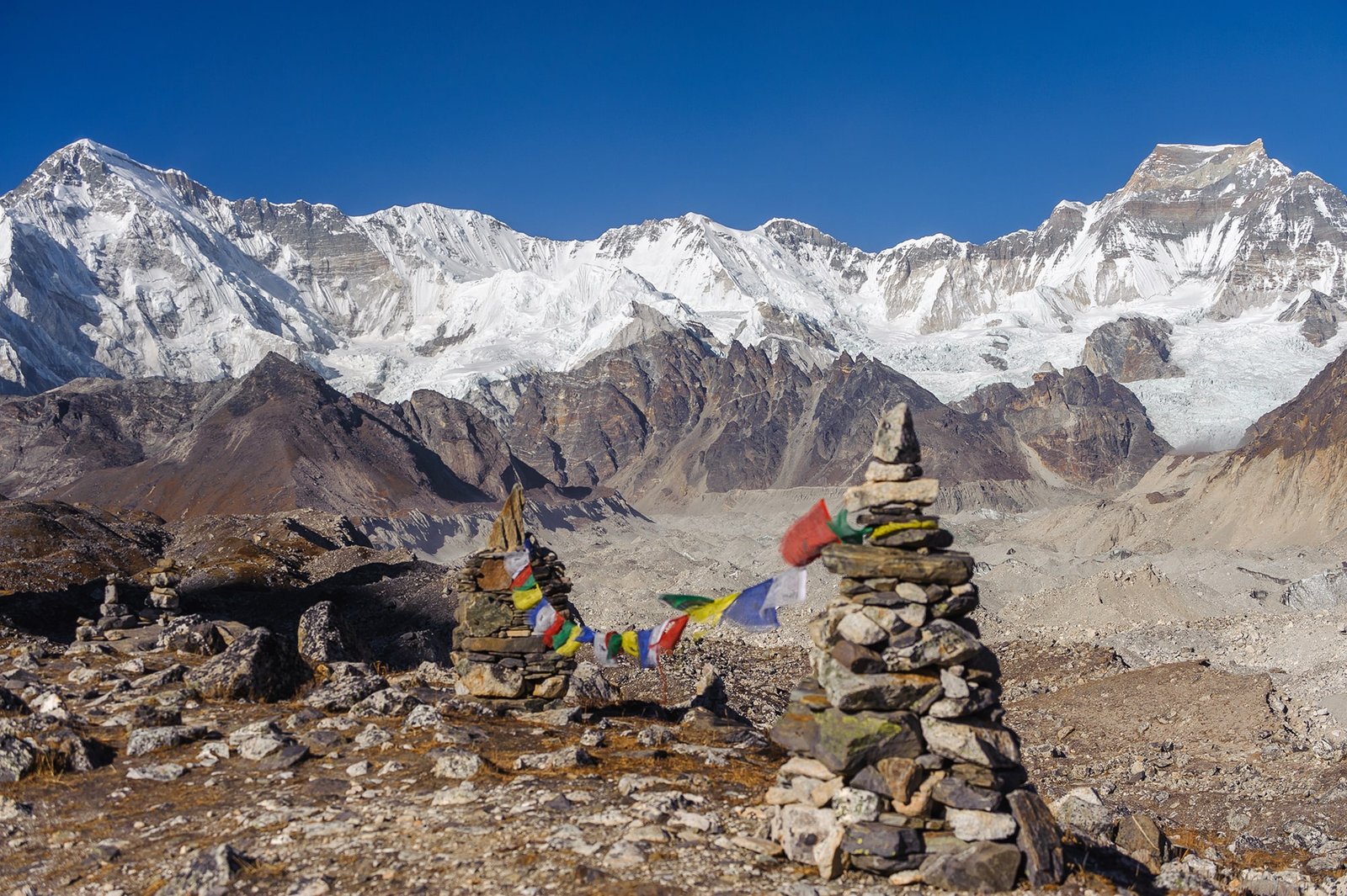  Trek from Tengboche (3,860 m) to Dingboche (4,410 m)